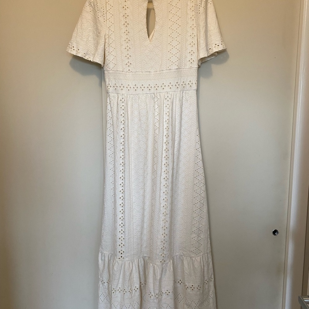 Perfect anthropologie Maeve Rochelle Eyelet maxi! - Picture 4 of 6